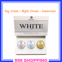 ** 1 Set ** ชุดเช็ตครีมดูแลผิวหน้าสูตรเข้มข้น White Essence Cream By Supara ไวท์ เอสเซนส์ ครีม 3 in 1 ปริมาณ 5 g.