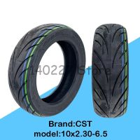 CST tires 10x2.30-6.5 Thickened Vacuum Tire 10 inch rubber Inflatable Tyre for NIU Kick Scooter KQi2 PRO Printing Stamping