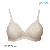 Jintana เสื้อชั้นใน (ไม่เสริมโครง) รุ่น Basic Bra รหัส JB2857 สีเบจ