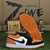 2023 HOT [Original] ΝΙΚΕ A J 1 R Basketball Shoes FOR MEN BlackOrange Low Cut Skateboard Shoes {Free Shipping}