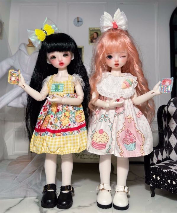 เสื้อผ้าตุ๊กตา-bjd-ขนาด1-6ชุดเจ้าหญิงตุ๊กตาแบบตรงกันทั้งหมดน่ารักเสื้อผ้าตุ๊กตา-bjd-1-6ตุ๊กตาอุปกรณ์