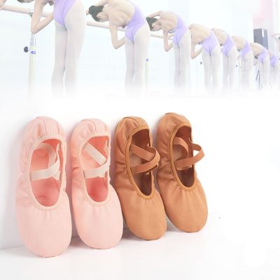 รองเท้าเด็กเล็กเด็กผู้หญิง Pointe,ที่รองเท้าฝึกเต้นบัลเล่ต์นักบัลเล่ต์คุณภาพสูงรองเท้าสำหรับสวมเต้นรำสำหรับนักเต้นบัลเล่ต์3สีมืออาชีพ