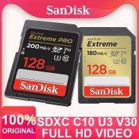 [HOT TALQQQWWEGE 583]SanDisk การ์ดความจำรุ่น Extreme PRO 512GB ขนาด256GB Class10 C10การ์ด GB SD U3 V30 UHS-I แฟลชการ์ด4K UHD สำหรับ3D 1080P กล้อง HD เต็มรูปแบบ