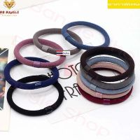 [สินค้าแนะนำ] Bangle [ชุด:5,10,15,20 เส้น] หนังยาง หนังยางรัดผม หนังยางเส้นใหญ่ ยางรัดผมชนิดเล้นหนา หนังยางมัดผม ยาง ผม มีหลากสี