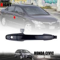 มือจับประตู มือเปิดประตูนอก คู่หน้า รุ่น ฮอนด้า ซีวิค HONDA CIVIC FD นางฟ้า ปี 2006 - 2011 สีดำเงา