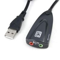 USB Sound 7.1 Steel sound 5HV2 Sound Card (Black)