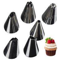 【hot】☜  Piping Nozzle 6 Pcs Decorating Tips Baking Tools Cookie Icing