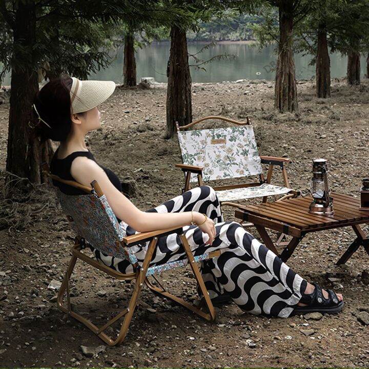 เก้าอี้แค้มปิ้ง-เก้าอี้พับ-เก้าอี้แคมป์ปิ้ง-portable-camping-chair-ขาอลูมิเนียม-ลวดลาย