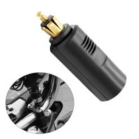 【LZ】✙  12-24V EU PLUG - DIN Socket to Cigarette Lighter Converter Adapter Motorcycle Cable Car-styling Head Refit Universal Accessory