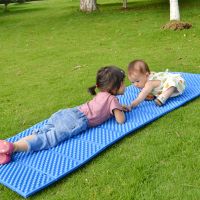 Folding XPE Waterproof Outdoor Camping Hiking Mat Picnic Damp Proof Sitting Mat Cushion Thicken Beach Mat Tourist Mattress Mat Sleeping Pads