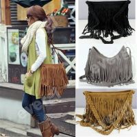 ✇◈◊  Crossbody Tassel Fringe Suede Messenger Ladies New Fashion Satchel 2024