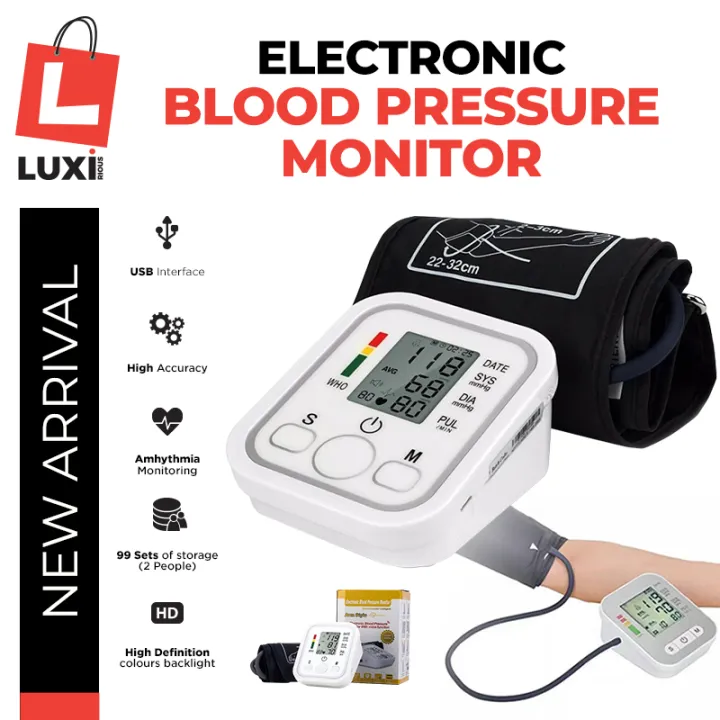 SALE! Intelligent Electric Digital Blood Pressure Monitor Kit Automatic