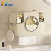 Toilet waterproof face towel storage box Toilet perforation