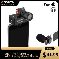 Smartphone Microphone,Comica CVM-VS09MI Cardioid Condenser Shotgun Video Microphone with Mute Button for iOS System iPhone/iPad