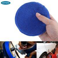 AQTQAQ 1Pcs Microfiber Car Wax Sponge Waxing Polish Wax Foam Sponge Applicator Pads Cars Vehicle Glass Clean