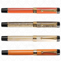 Tangrenshop Jinhao ปากกาอุปกรณ์เขียนในสำนักงานหัวเรซินปากกาหมึกซึมขนาดกลาง0.6-0.7มม.