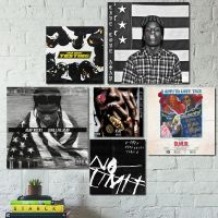 AP asap rocky music album cover rocky rap hip hop sticker bar wall sticker decorative painting home decor aesthetic room decor Wall Décor