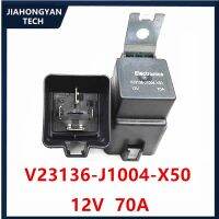 、。；【； Original V23136-J1004-X50 12V 70A Four Wide Pin  Relay Automotive Tyco Relay