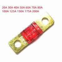 【YF】 5/10 PCS ANS FUSE 20A 30A 40A 50A 60A 70A 80A 100A 125A 150A 175A ANL Gold Plated Stud Car Fuses Mini Stereo Audio AFS Fuse