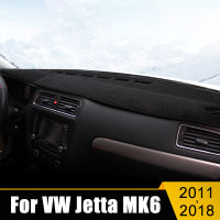 สำหรับ Volkswagen VW Jetta 6 MK6 A6 2011-2016 2017 2018รถ Dashboard หลีกเลี่ยง Light Pad แพลตฟอร์มเครื่องมือโต๊ะ Mats พรม