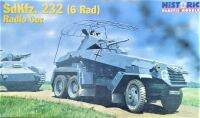 Historic  1/35  No35005 โมเดลรถวิทยุหุ้มเกราะ6ล้อ Sd Kfz 232(6Rad) Radio Car