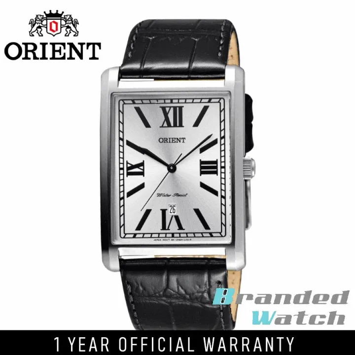 orient rectangular watch