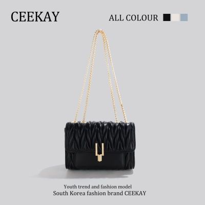 CEEKAY ของแท้ KL Chain กระเป๋าสะพายขนาดเล็กปีนี้เป็นที่นิยมกระเป๋าสะพายขนาดเล็กสุดฮอตสำหรับผู้หญิง 2023 กระเป๋าสะพายใหม่