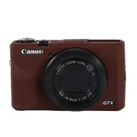 ซิลิโคนสำหรับกล้องเคสคลุมป้องกันสำหรับ Canon G7X Mark 3 G7X III G7X3เคสป้องกันตัวเครื่องป้องกันกระเป๋ากล้องผิว