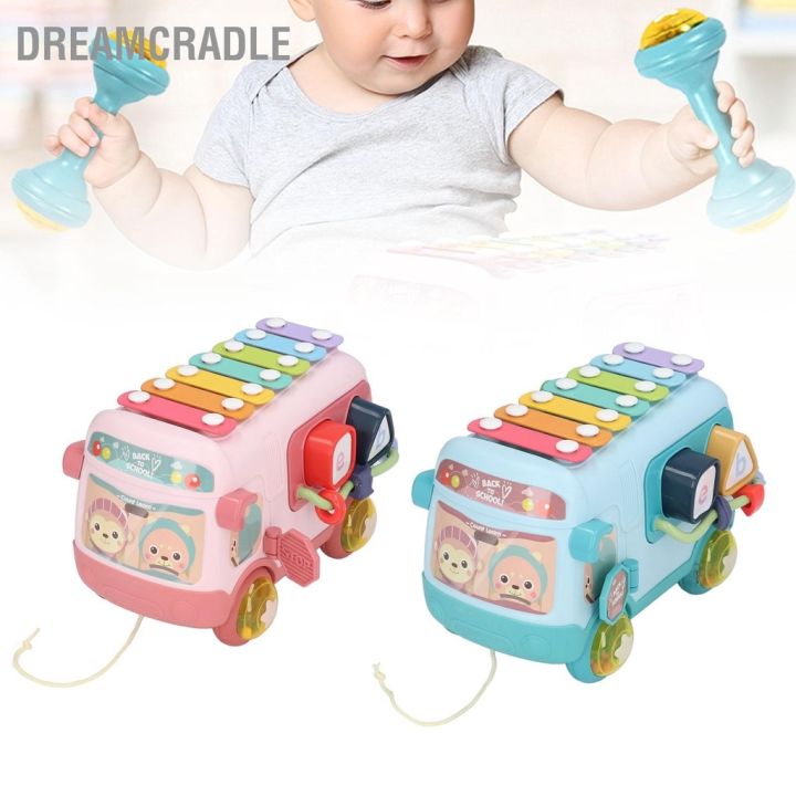 dreamcradle-บล็อกตัวต่อ-รูปตัวอักษร-รถบัส-เครื่องดนตรี-ขนาดเล็ก-อเนกประสงค์-ของเล่นเสริมการเรียนรู้เด็ก