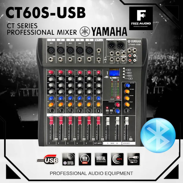 DJ Mixer - USB Mixer, Studio Mixer, Mixer Yamaha CT60S/80S-USB 2022- 100  Chế Độ Cực