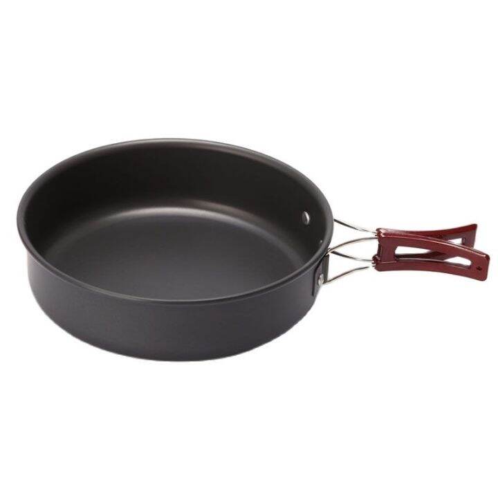 outdoor-camping-hiking-picnic-non-stick-frying-pan-portable-aluminum-alloy-cooking-tableware