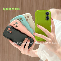 ใหม่ เคส Case OPPO Reno8 8 T Find X5 Pro 5G 4G เคส สไตล์เรียบง่าย เคสโทรศัพท์ มีลายลายคลื่นกันกระแทกซิลิโคนนิ่มน่ารักฝาครอบด้านหลัง Cover 2023