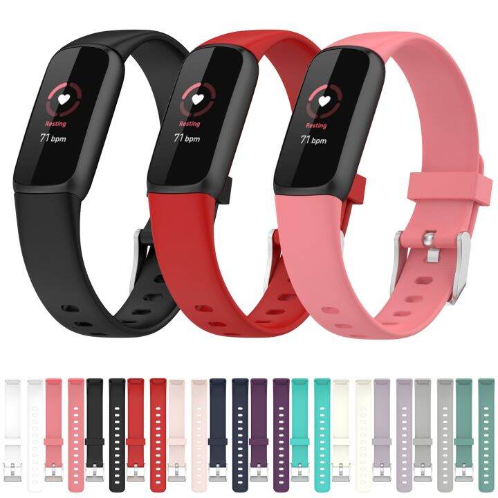 สำหรับสายนาฬิกาข้อมือซิลิโคน-fitbit-luxe-ขนาด-s-สีขาว-ขายเอง