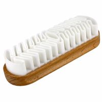 1Pcs แปรงหนังสีขาวสำหรับรองเท้าหนังนิ่มกระเป๋า Scrubber Cleaner ยาง Crepe Shoe Brush