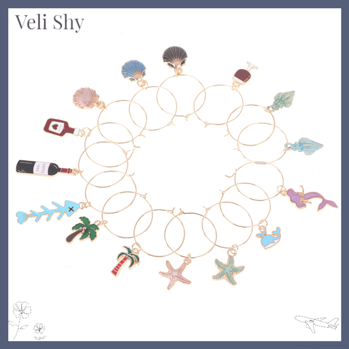 veli-shy-15ชิ้นแก้วไวน์สวยงามเครื่องหมายแท็กการระบุไวน์-bachelorette-ชิม