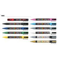 ( PRO+++ ) โปรแน่น.. ปากกามาร์คเกอร์ uni Posca PC-3M 0.9-1.3 mm (1ด้าม) ราคาสุดคุ้ม ปากกา เมจิก ปากกา ไฮ ไล ท์ ปากกาหมึกซึม ปากกา ไวท์ บอร์ด