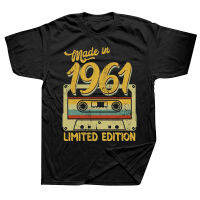 ตลกทำในปี1961 Limited Edition เสื้อยืดกราฟิก Streetwear แขนสั้นของขวัญวันเกิดสไตล์ฤดูร้อนเสื้อยืดบุรุษเสื้อผ้าที่มีคุณภาพสูง