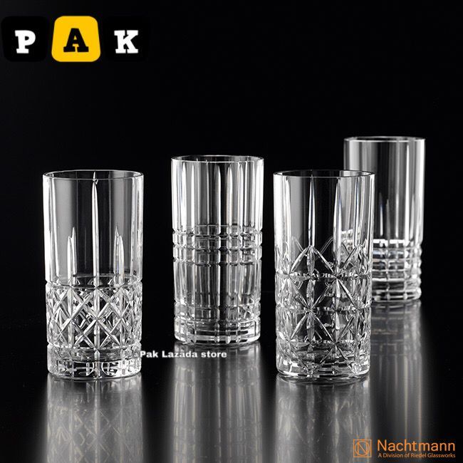 Clear Heavy Base Highball Glasses Tall Bar Glass - Drinking