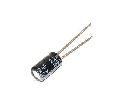 1000pcs/Lot 160V 2.2UF  2.2UF 160V DIP Aluminum electrolytic capacitors 6*12mm