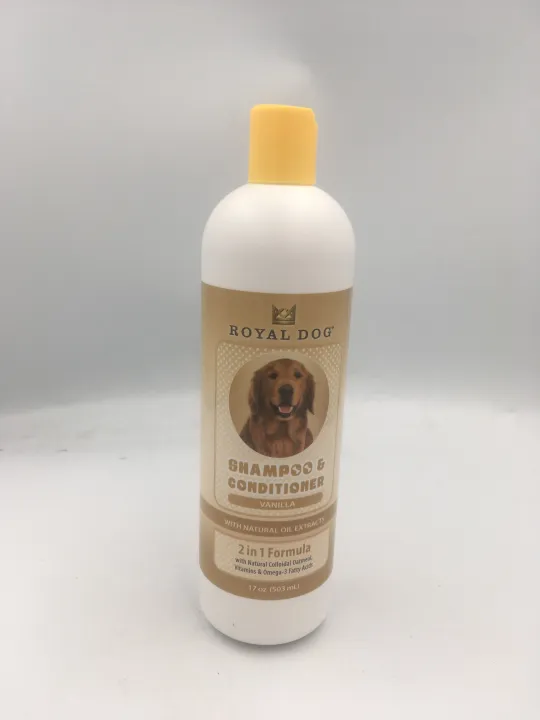 Royal Dog Oatmeal Enhanced 2 in 1 Shampoo & Conditioner 17oz (503ml