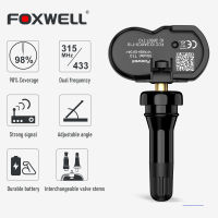 Foxwell T10 Car TPMS Sensors Activated Program Tire Pressure Monitor Test 315/433MHz Car Tire Pressure Sensor Universal Sensor Diagnostic Tool 98% Coverage