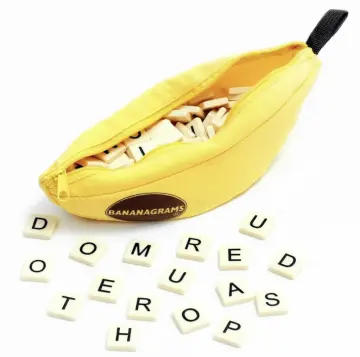 Bananagrams Crossword Family Fun Game Bananagram Word Play Banana 100  Complete for sale online