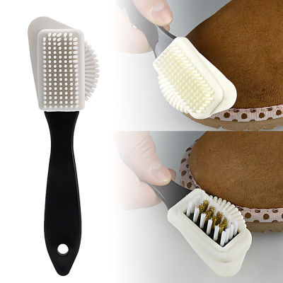 "Shoe Cleaning Brush Suede Leather Nubuck Shoes Boot Cleaner hair double side "