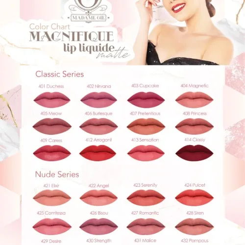 MADAME GIE MAGNIFIQUE LIP LIQUIDE MATTE NUDE SERIES -LIP MATTE MADAME GIE