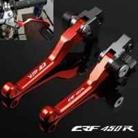 คันโยกคลัตช์เบรกสำหรับฮอนด้า CRF450R 2002-2019 2018 2017 CRF 450R 450 R มอเตอร์ไซค์อะลูมิเนียม CNC มอเตอร์ไซค์วิบากมอเตอร์ครอส