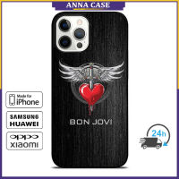 Bon Jovi Phone Case for iPhone 14 Pro Max / iPhone 13 Pro Max / iPhone 12 Pro Max / XS Max / Samsung Galaxy Note 10 Plus / S22 Ultra / S21 Plus Anti-fall Protective Case Cover