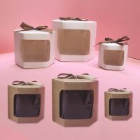 【YF】☑¤❁  1PC Boxes Paper Window with Wedding Birthday Dessert Biscuits