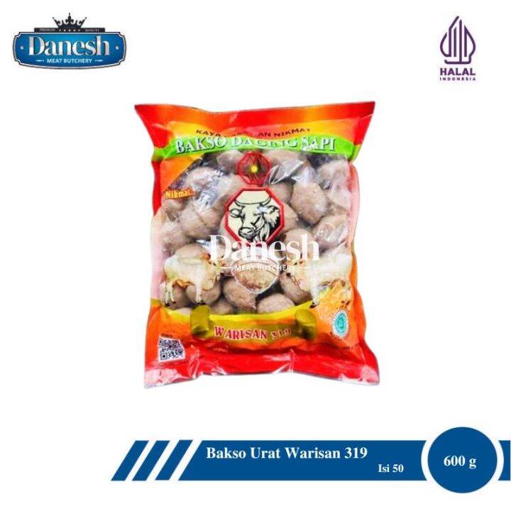 Bakso Warisan Bakso Sapi Urat Isi 50 Frozen Food Halal Lazada Indonesia