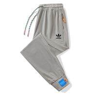 Adidase∮ ผู้ชายระบายอากาศบาง Jogger กางเกงกีฬาวิ่งกางเกง Sweatpant ฤดูร้อน/ฤดูใบไม้ผลิ /Autunn