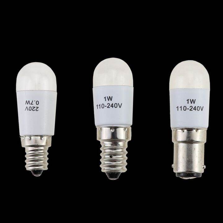 XIAHENO E12 E14 BA15D 0.7W 220V LED Tube ScrewIn For Sewing Machine